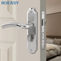 Ensemble de serrures de porte en acier inoxydable de style moderne Roeasy, cylindre de serrure à mortaise de haute qualité pour portes à mortaise étroites