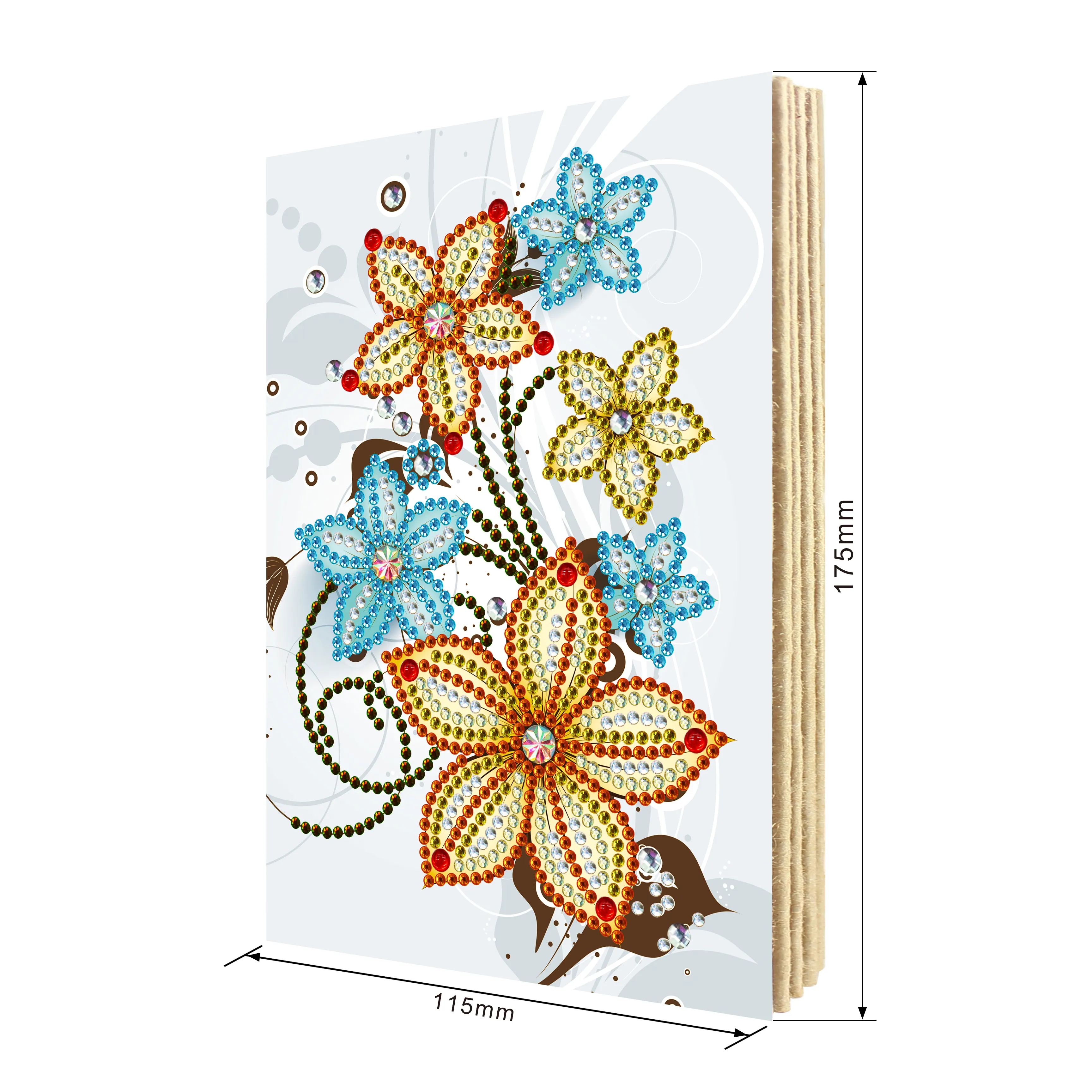 DIY Custom Animal Cover Diamond Photo Album Paper Card Souvenir Unique Drawing Book