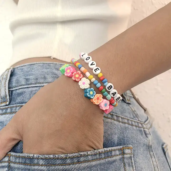Bracelet beads nature colors – Beadies