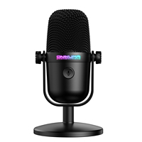 ONIKUMA M830 Microphone de jeu Haut-parleur RGB pour PC Ordinateur Streaming Enregistrement Microphone antibruit