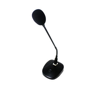 (MI-102) Microphone cardioïde à condensateur avec 2 carillons intégrés pour système PA/PAVA, commercial, école, conférence, etc. - Product Image 1