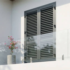 Profil de persienne en aluminium Xingfa série 55, série 6000, 6063 T5, revêtement poudré, sur mesure, fabriqué au Vietnam, haute qualité - Product Image 1