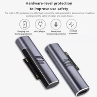 Adaptateur d'alimentation USB-C DC à charge rapide PD 102W, 100% compatible OEM pour ordinateur portable Microsoft Surface Pro X/8/7/6/5/4