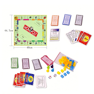Jeu de société <span class=keywords><strong>classique</strong></span> <span class=keywords><strong>Monopoly</strong></span> en langue arabe, jeu de table interactif multijoueur pour le marché du Moyen-Orient - Product Image 2