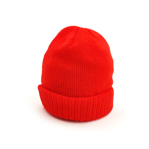 Bonnet en tricot hiver épais solide doublé polaire bonnet chapeaux pour femmes hommes unisexe chaud ski bonnets - Product Image 1