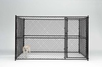 Cage d'élevage de chiens en métal avec motif animal attrayant pour la formation de la maison et l'élevage de chiots