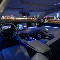 KYNCHO para BYD Qin L luz ambiental del coche iluminación Interior del coche 12V neón Sinfonía LED regulable iluminación ambiental automotriz inteligente