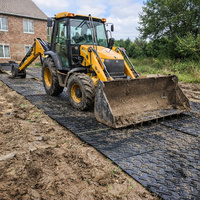 Tapis de protection du sol en UHMWPE antidérapant, capacité de charge de 80 tonnes, pour routes temporaires de construction