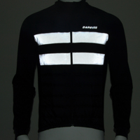Vestes Thermiques Vélo Coupe-Vent Veste De Cyclisme Veste D'hiver Avec Réfléchissant En Gros Personnalisé Mode Noir Fermeture Éclair Plus La Taille
