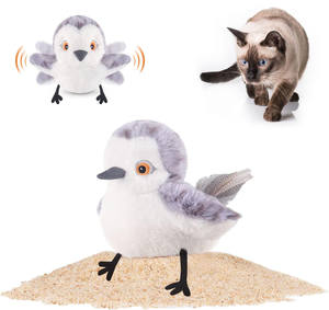 Jouet interactif pour chaton, oiseau qui bat des ailes, rechargeable, activé par le toucher, jouets d'exercice pour chat - Product Image 1