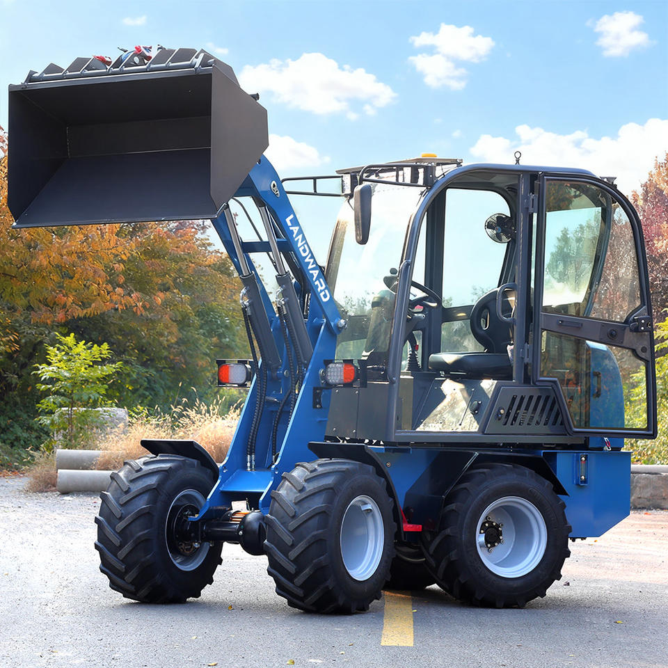 Small Rack Loader W1150 Small Wheel Loader Multifunction Hydraulic Compact Loader ...