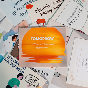 Spot vente en gros 50 pièces carte de motivation clairement imprimer un langage <span class=keywords><strong>positif</strong></span> inspirant cartes positives de mots d'encouragement - Product Image 2