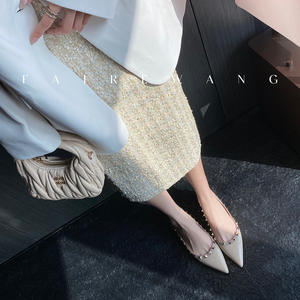 Nouvelle Collection Printemps-Automne 2025 – Chaussures Plates à Bout Pointu avec Rivets pour <span class=keywords><strong>Femme</strong></span> – Doublure Respirante, Polyvalentes, Légères et Confortables - Product Image 4