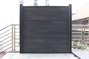 Innovativo WPC Co-estrusione di recinzione di Privacy bellissimo Post all'aperto per cortile e piscina modellazione 3D incluso - Product Image 3