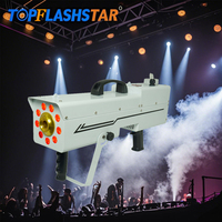 Nouvelle arrivée : pistolet à fumée LED avec éclairage LED RGB, machine à fumée à base d'eau pour fête, DJ, spectacle, scène, boîte de nuit
