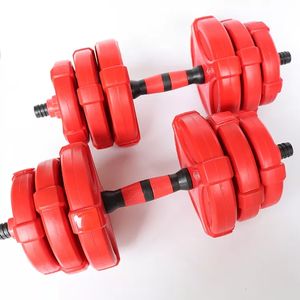 TOPTONS OEM مجموعة دمبلز حديدية من نوع PE + رمل وحصى Dumbbell Det حسب الطلب - Product Image 1