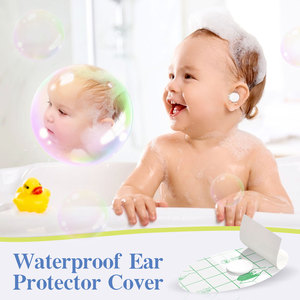 Los mejores parches impermeables para los oídos para niños pequeños, 60 unidades, protección para el baño, champú y natación, sin fragancia, para uso infantil - Product Image 2