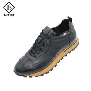 LANCI hot selling shoes manufacturing luxury designer shoes mens custom sneakers trainers fitness walking shoes for men