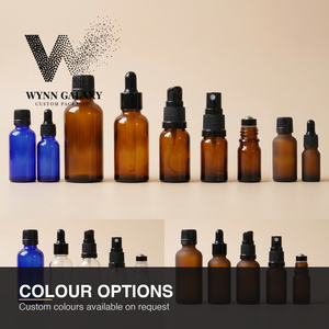 Bouteilles en verre ambré avec pulvérisateur à gâchette fine pour toner, brume faciale, eau capillaire – Fournisseur de contenants d'emballage - Product Image 5