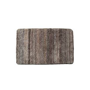 พรมเช็ดเท้าไมโครไฟเบอร์หนา สีน้ำตาล รูปทรงสี่เหลี่ยมผืนผ้า ดูดซับน้ำได้ดี กันลื่น สำหรับห้องน้ำ ห้องนอน ทางเข้าประตู ดีไซน์เรียบง่าย - Product Image 1