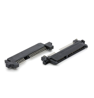 Conector SATA de montaje medio 7 + 15P 22 posiciones Hembra SMT tipo 14,7mm Altura Conector de alimentación SATA