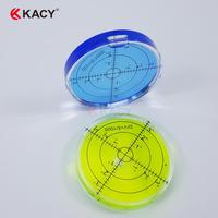 Petit niveau à bulle rond de niveau à bulle de 60*10mm pour la mesure de nivellement de machine