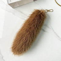 Pendentif en peluche queue de renard artificielle de 30 cm, porte-clés de voiture, décoration de sac, accessoire de scène pour convention anime