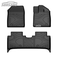 Tapis de sol de voiture TPE sur mesure SONSANG pour BYD Yuan Plus EV conduite à droite, tapis imperméables