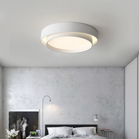 Plafonnier Led circulaire au design moderne, montage en Surface, luminaire décoratif d'intérieur, idéal pour un salon ou une chambre à coucher