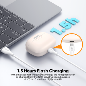 หูฟังไร้สาย <span class=keywords><strong>VIDVIE</strong></span> Portable V5.4 เสียงสเตอริโอคุณภาพสูง โทรคมชัดระดับ HD หูฟัง TWS True Wireless บลูทูธ สำหรับเล่นเกมและฟังเพลง - Product Image 4