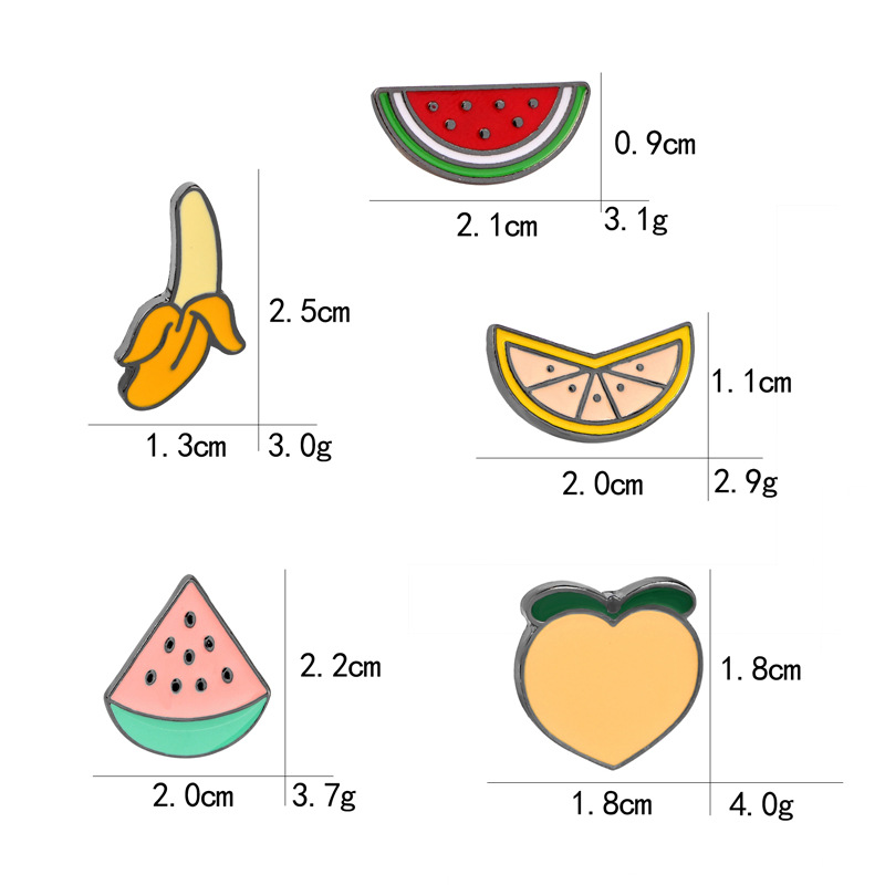Spilla a forma di frutta Spilla anguria Spilla cartone animato Spilla