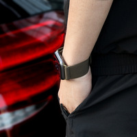 Bracelet en nylon élastique tissé léger et coloré pour IWatch Se 6/5/4/3/2/1