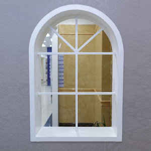 Phật Sơn Nhà Máy Giá Rẻ Giá Grill Thiết Kế PVC Trượt Vòm Cửa Sổ - Product Image 5