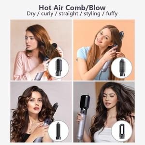 Ensemble sèche-cheveux 5 en 1 avec peigne à air chaud, fer à boucler, lisseur, multi-styler électrique, chauffage rapide, moteur DC - Product Image 4