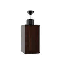 Flacon de shampooing, contenants cosmétiques, flacon pompe pour lotion, 450 ml, flacon de lotion carré en PETG personnalisé de luxe pour shampooing
