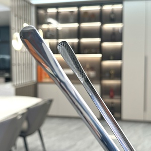 Pince de cuisine en acier inoxydable 316, anti-brûlure, antidérapante, moderne et simple, pour barbecue, steak frit, style coréen, allongée - Product Image 4