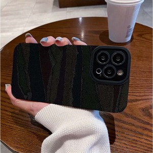 เคสโทรศัพท์มือถือลายพิมพ์ลายทางสีดำน้ำตาลสไตล์<span class=keywords><strong>ผู้ชาย</strong></span> ทำจากหนังเทียม TPU สำหรับ <span class=keywords><strong>iPhone</strong></span> X Xr 11 12 13 14 15 16 17 18 Pro Max - Product Image 3