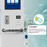 Kios Pemeriksaan Kesehatan Cerdas All-in-One untuk Skrining Medis, OEM/ODM Dapat Disesuaikan, Layar Sentuh LED 21-inci, ABS, Garansi 5 Tahun