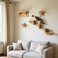 Hamac pour chat à ventouse pour fenêtre, Nid de chat, Lit suspendu, Mur d'escalade pour chat, Échelle à ventouse, Multi-usages, Protection solaire