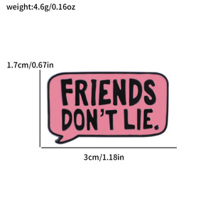 Épingle à broche succulente avec citation de la <span class=keywords><strong>série</strong></span> télévisée d'horreur populaire américaine - Product Image 3