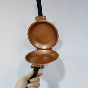 กระทะสองด้านเคลือบสารกันติด สำหรับอบ ทอด แพนเค้ก เค้ก ไข่เจียว - Product Image 5