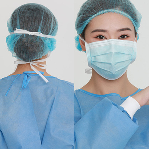 CE <span class=keywords><strong>Standard</strong></span> EN14126 monouso monouso medico SMS non tessuto a ultrasuoni sigillante abito grembiule vestito camice per chirurgo camera - Product Image 2