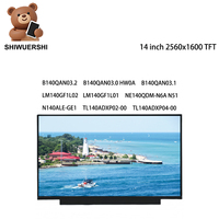 Layar Lcd 14 "Baru Asli 2560*1600 EDP 30Pin B140QAN03.2 B140QAN03.1 LM140GF1L01 NE140QDM N6A N51 N140ALE GE1 TL140ADXP02-00