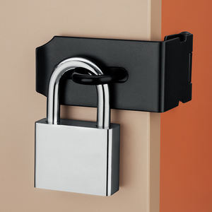 ウェアハウスの屋外多目的南京錠に適した、マーキングのないスチールカラーの合金スチール製南京錠 - Product Image 3