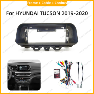 Marco de Panel de Radio para Coche Android con Pantalla de 12.3 Pulgadas, Base de Soporte y Arnés de Cableado CANBUS para <span class=keywords><strong>HYUNDAI</strong></span> <span class=keywords><strong>TUCSON</strong></span> IX35 <span class=keywords><strong>2006</strong></span>-2020 - Product Image 4