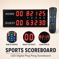 Compteur de scores électronique pour le tennis de table, tableau de scores pour le ping-pong, affichage clair des scores, compteur multi-ensembles avec scores de match