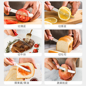 Mini Saw <b>Knife</b> Stainless Steel 6-7.9 In Blade For <b>Bread</b> Vegetables Fruits Kitchen Use - Product Image 3