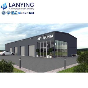 Nhà kho và nhà kho Kết Cấu Thép đúc sẵn hiện đại với tuổi thọ 50 năm được chứng nhận ISO9001 - Product Image 5