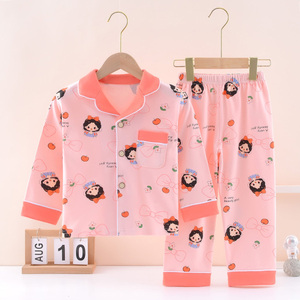 Conjunto <span class=keywords><strong>de</strong></span> <span class=keywords><strong>Pijama</strong></span> 100% Algodón <span class=keywords><strong>para</strong></span> Niños y Niñas, Primavera Otoño, Diseño <span class=keywords><strong>de</strong></span> Dibujos Animados, Manga Larga, Transpirable, Suave y Cálido, Ropa <span class=keywords><strong>de</strong></span> Dormir <span class=keywords><strong>para</strong></span> el Hogar - Product Image 2