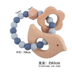 Offre Spéciale hêtre oiseau conception <span class=keywords><strong>anneau</strong></span> de <span class=keywords><strong>dentition</strong></span> bébé mâcher <span class=keywords><strong>Silicone</strong></span> perles jouet de <span class=keywords><strong>dentition</strong></span> bébé <span class=keywords><strong>Silicone</strong></span> apaisant morsure jouet <span class=keywords><strong>anneau</strong></span> de <span class=keywords><strong>dentition</strong></span> pour bébé - Product Image 5